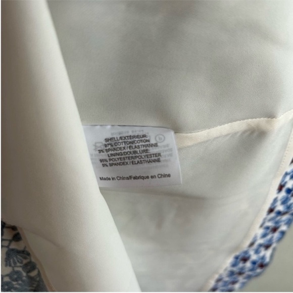 Tory Burch Floral Square Neck Cotton Dress - Picture 7 of 8